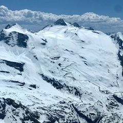 Flugwegposition um 12:05:38: Aufgenommen in der Nähe von Schwaz, Österreich in 3064 Meter